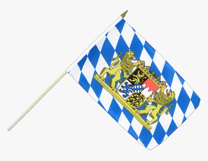 Flags Germany Bayern Small Hand Waving Flag Collectables - Flag, HD Png Download, Free Download