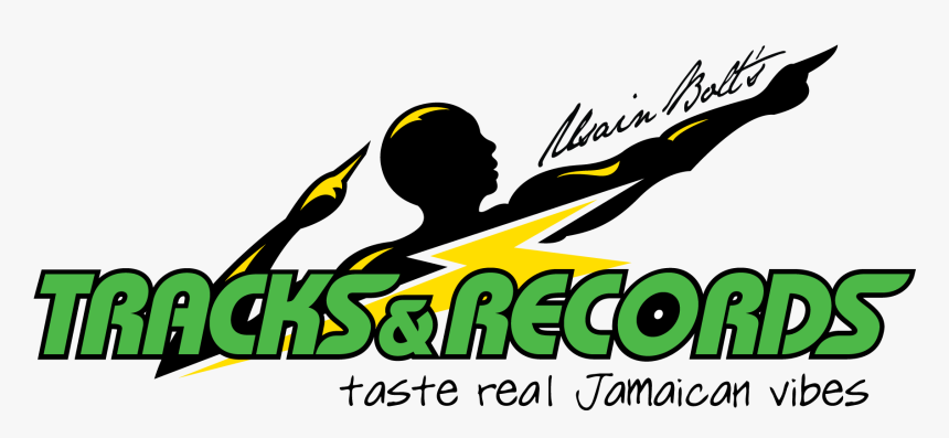 Usain Bolt"s Tracks And Records Franchise - Tracks And Records Logo, HD Png Download, Free Download