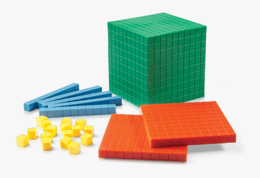 Base Ten Blocks , Png Download - Base Ten Materials, Transparent Png, Free Download