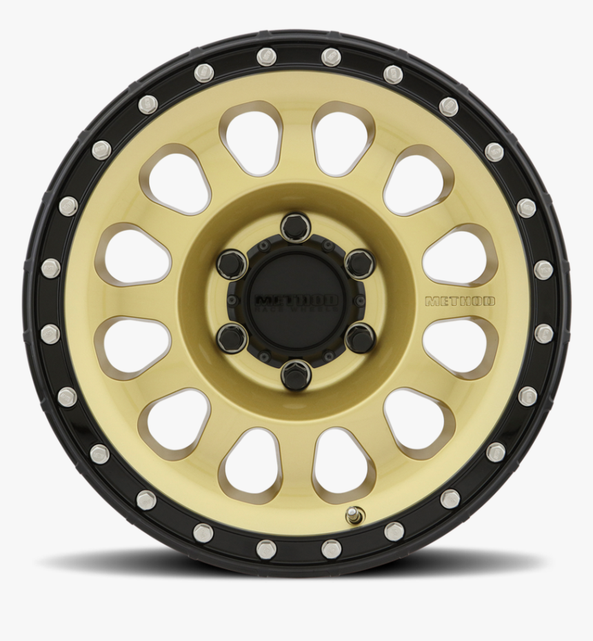 Gold / Black Lip - Method Race Wheels 315 Gold, HD Png Download, Free Download