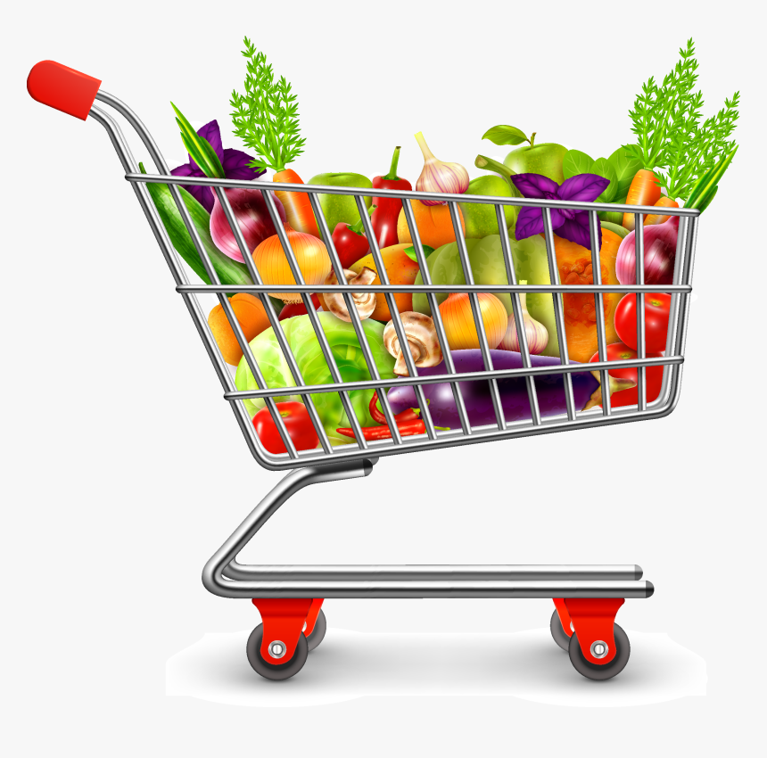 Icon Supermarket Shopping Cart - Carrinho De Compras Png, Transparent Png, Free Download