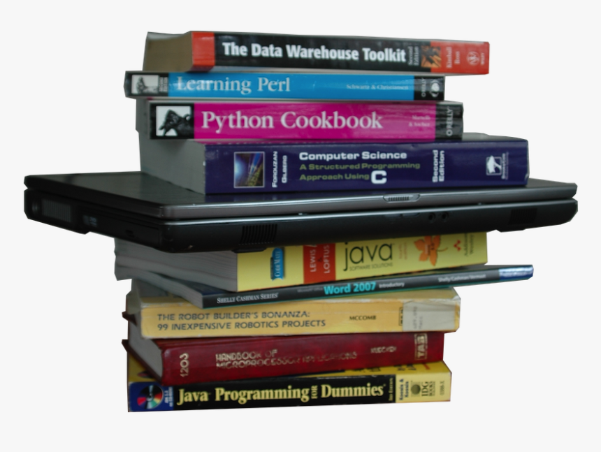 August 25, - Computer Science Book Stack, HD Png Download, Free Download