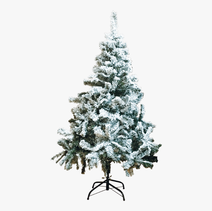 Arbol Artificial Verde Con Nieve De 150 Centimetros - Christmas Tree, HD Png Download, Free Download