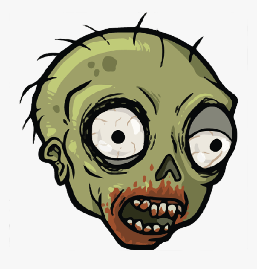 Zombie Icon From Zombie Smasher Defense - Zombie Head No Background, HD Png Download, Free Download