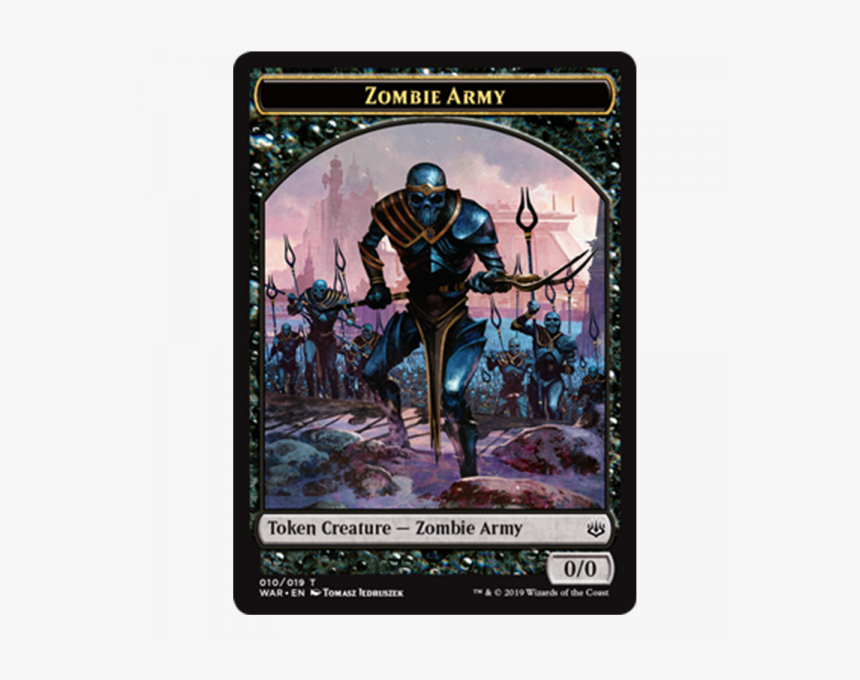 Zombie Army Token Mtg, HD Png Download, Free Download