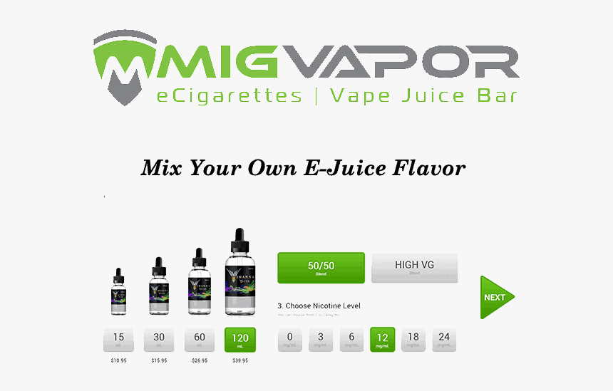 Mig Vapor E-juice Review - Graphics, HD Png Download, Free Download