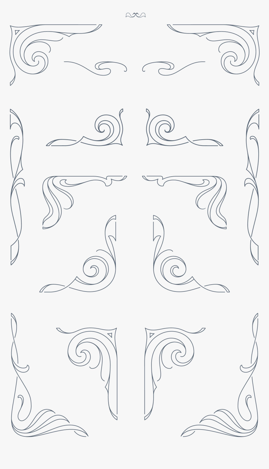 Art Nouveau Frames Drawings, HD Png Download, Free Download