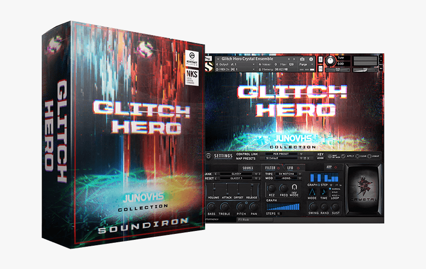 Glitch Hero - Glitch Machine Kontakt, HD Png Download, Free Download