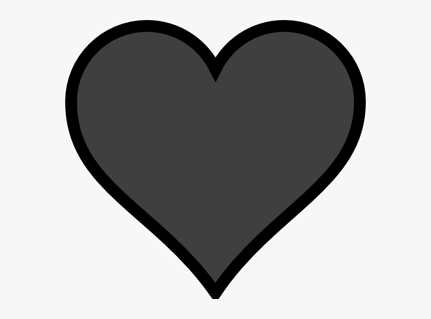 valentine heart clipart black and white