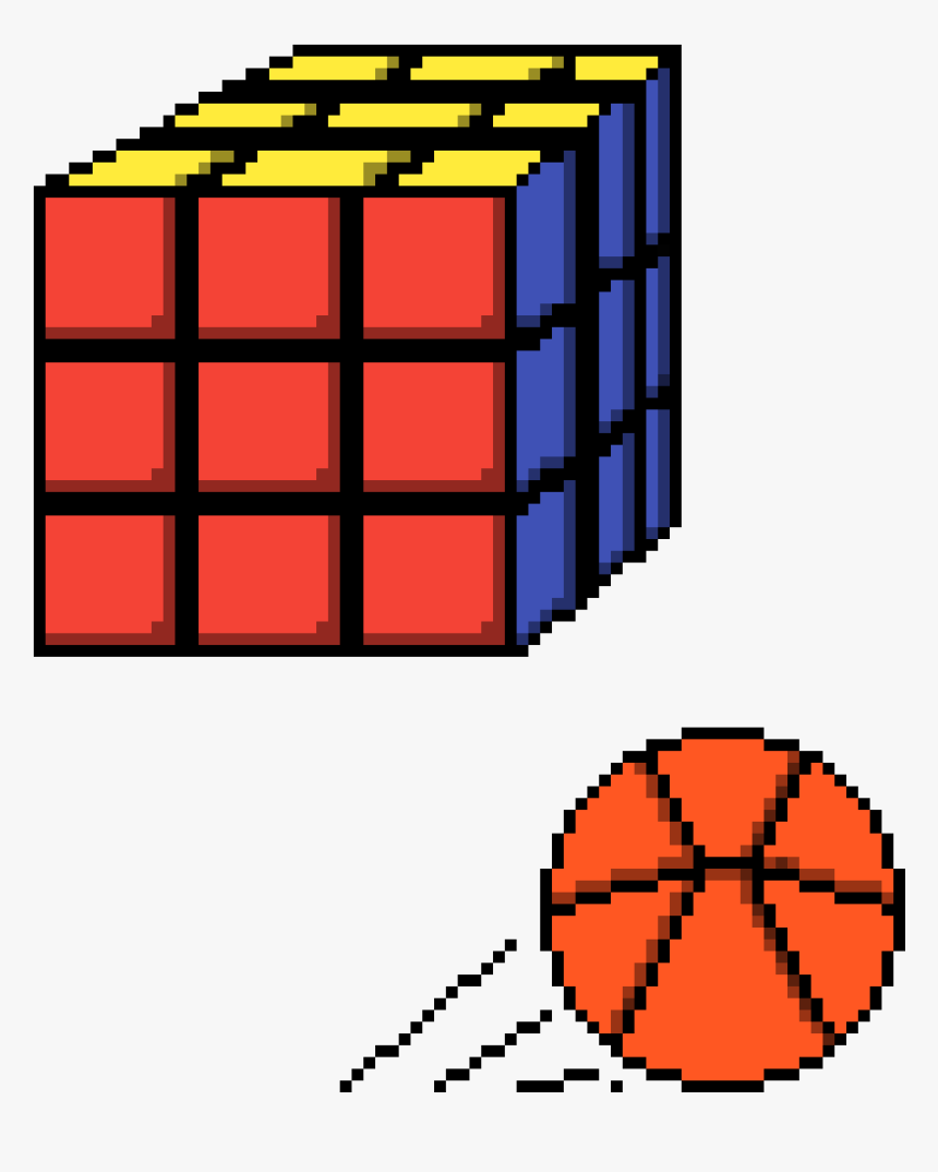 Transparent Rubix Cube Clipart - 8 Bit Apple, HD Png Download, Free Download