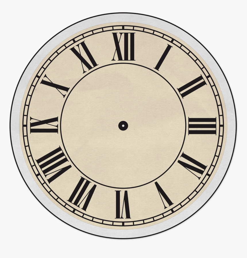 Roman Numeral Clock Clipart, HD Png Download, Free Download