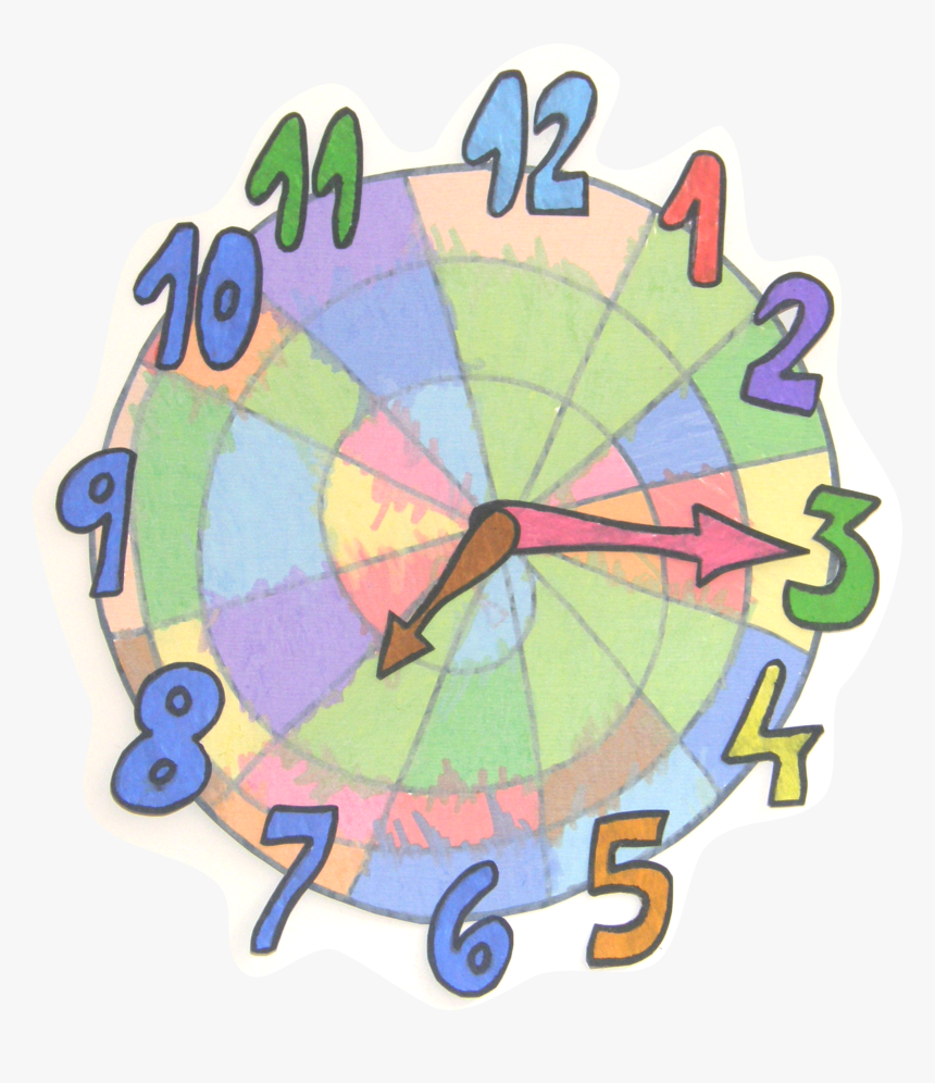 Reloj Manualidad Infantil - Reloj Infantil Png, Transparent Png, Free Download