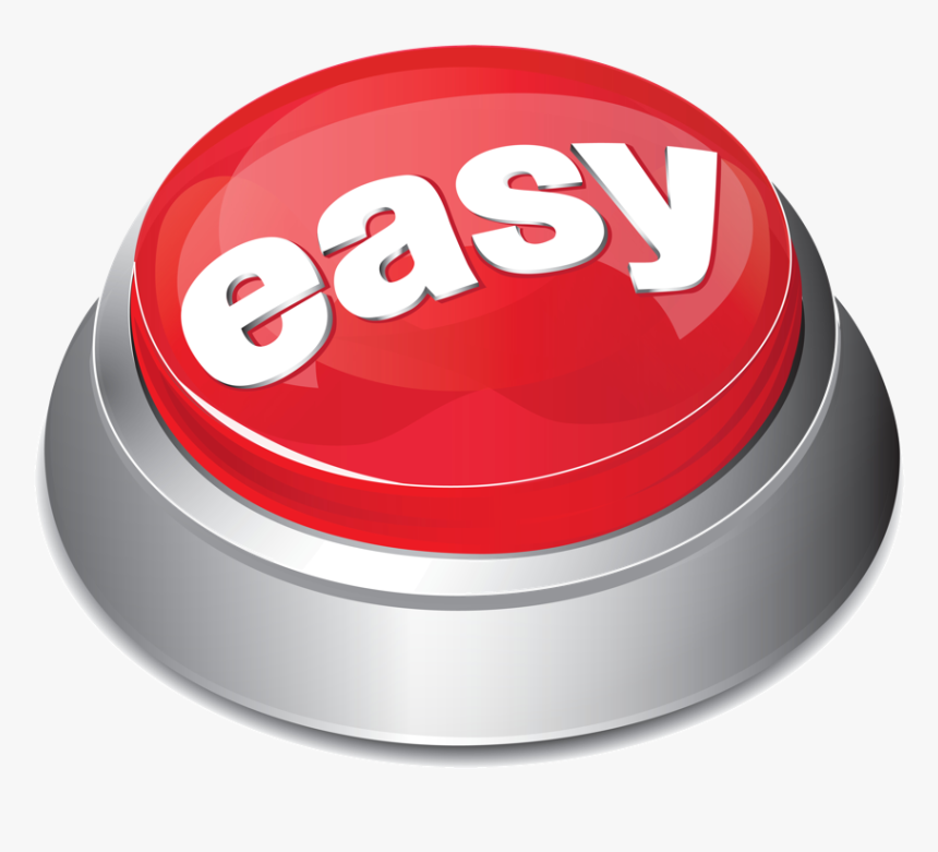Transparent Background Easy Button Icon, HD Png Download, Free Download