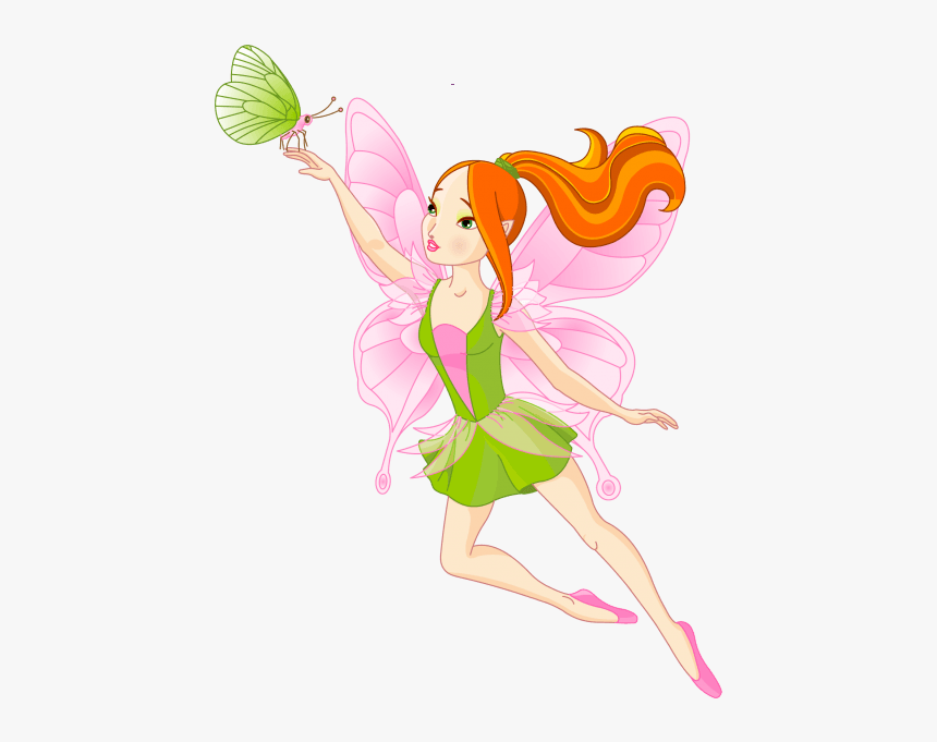 Fairy Graphics Butterfly Fairy Wings Clip Art - Cartoon Fairy Transparent Background, HD Png Download, Free Download