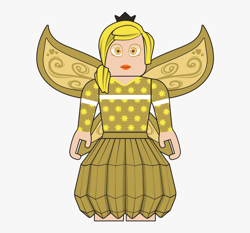 Golden Tech Fairy - Cartoon, HD Png Download, Free Download