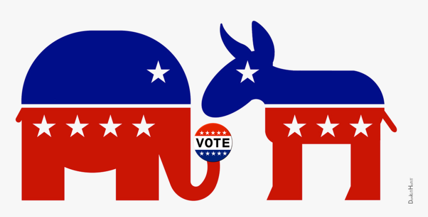 Election Day 2017 Gives Hope For The Future Of America - Democrat Vs Republican Icon, HD Png Download, Free Download