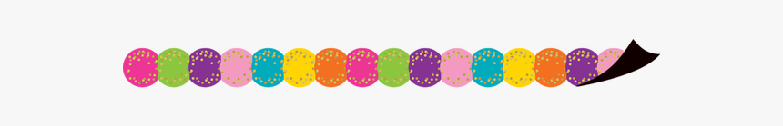 Confetti Circles Die-cut Magnetic Border - Magnetic Border, HD Png Download, Free Download
