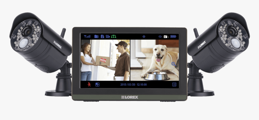 Wireless 720p Touch Screen Video Surveillance System - Lorex Security Cameras System, HD Png Download, Free Download