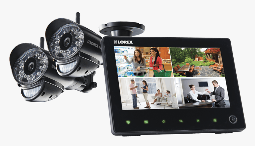 Sd Pro Wireless Video Surveillance System With A - Lorex Lw2750, HD Png Download, Free Download