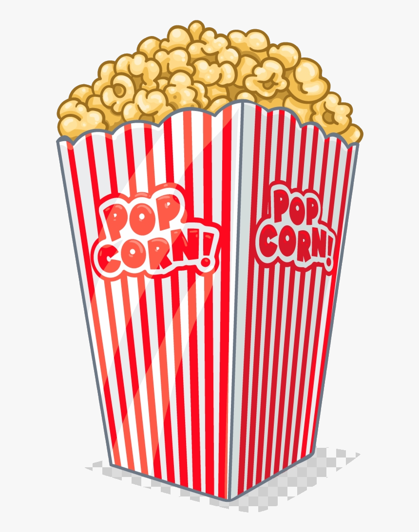 Popcorn Clipart Tv And Transparent Background Clip - Popcorn Clipart Png, Png Download, Free Download