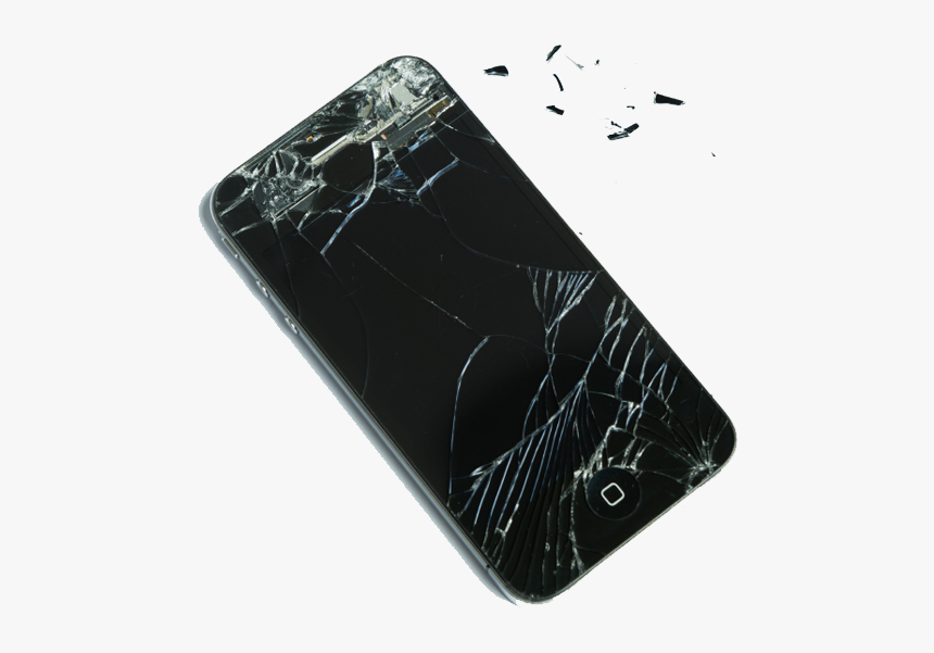 Cracked Phone Png, Transparent Png, Free Download