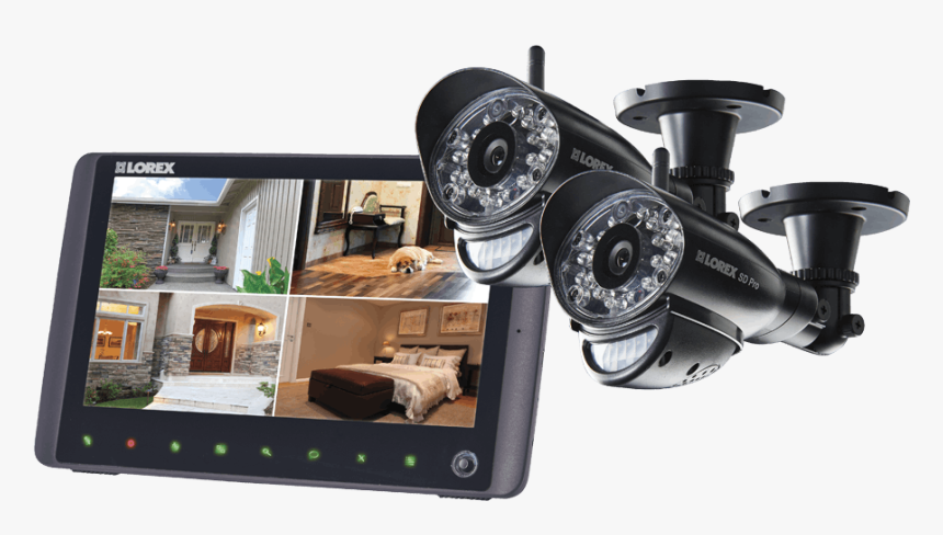 Sd Pro Wireless Video Surveillance System With 2 Cameras - Lw2962h Lorex, HD Png Download, Free Download
