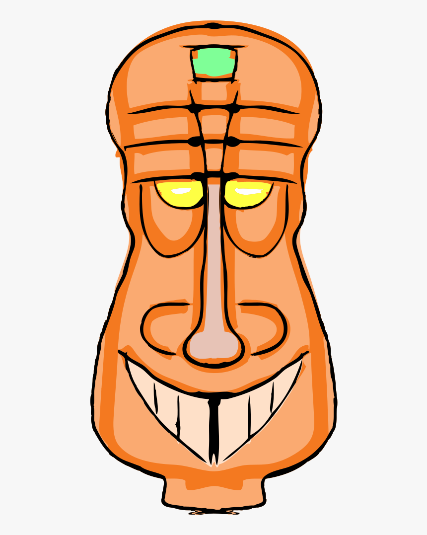 Orange Tiki - Tiki, HD Png Download, Free Download