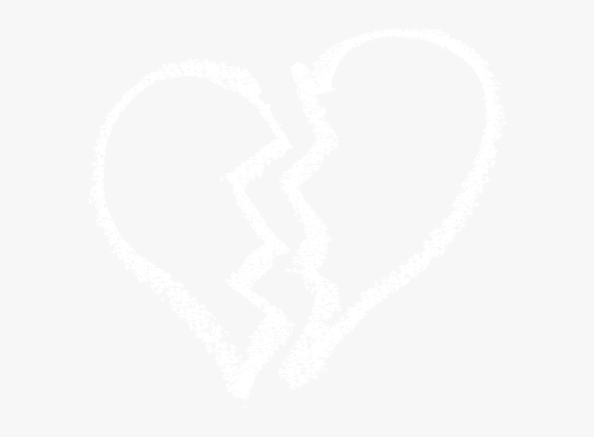 Broken Chalk Heart Png, Transparent Png, Free Download