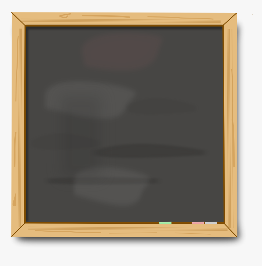 Blank Chalk Board Clip Arts - Picture Frame, HD Png Download, Free Download