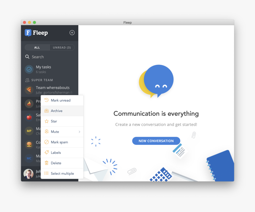 how to delete message in teams conversation