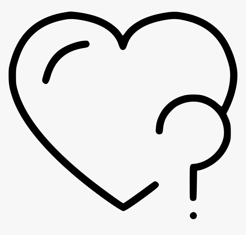 Question Love Heart - Heart, HD Png Download, Free Download