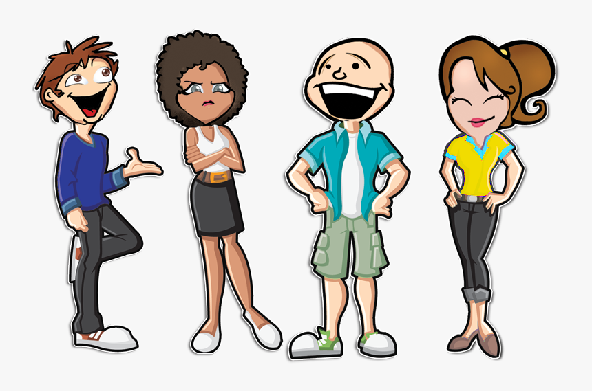 Conversation Clipart Cell Group - People With Different Personalities Clipart, HD Png Download, Free Download