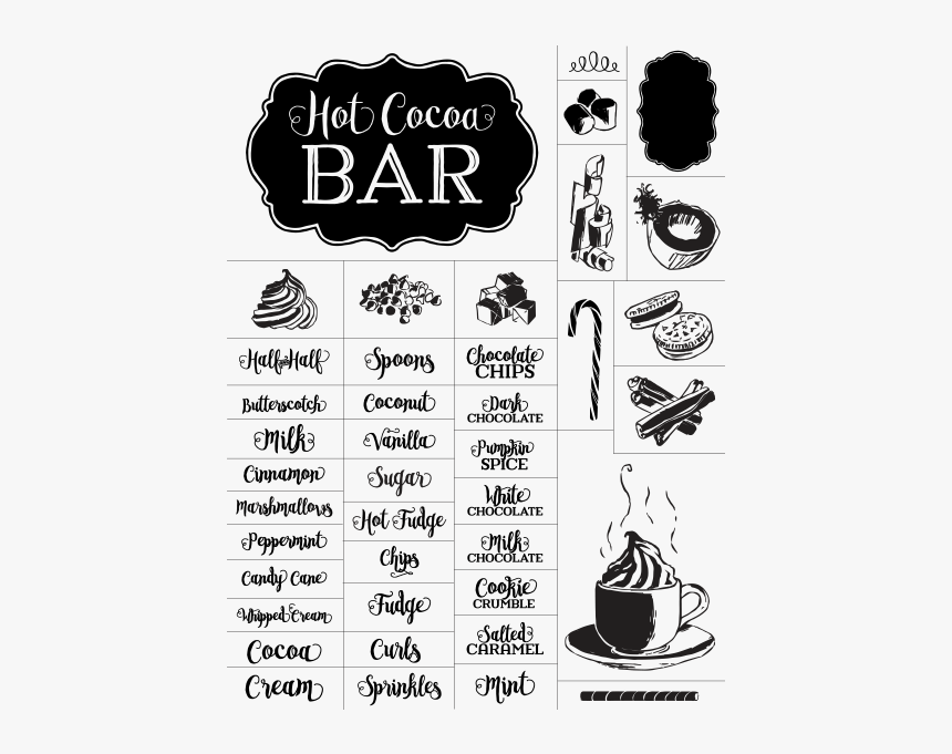 Chalk Couture Hot Cocoa Bar, HD Png Download, Free Download