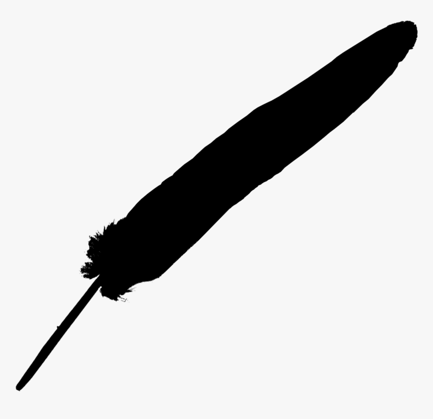 Transparent Feather Silhouette Png - Illustration, Png Download, Free Download