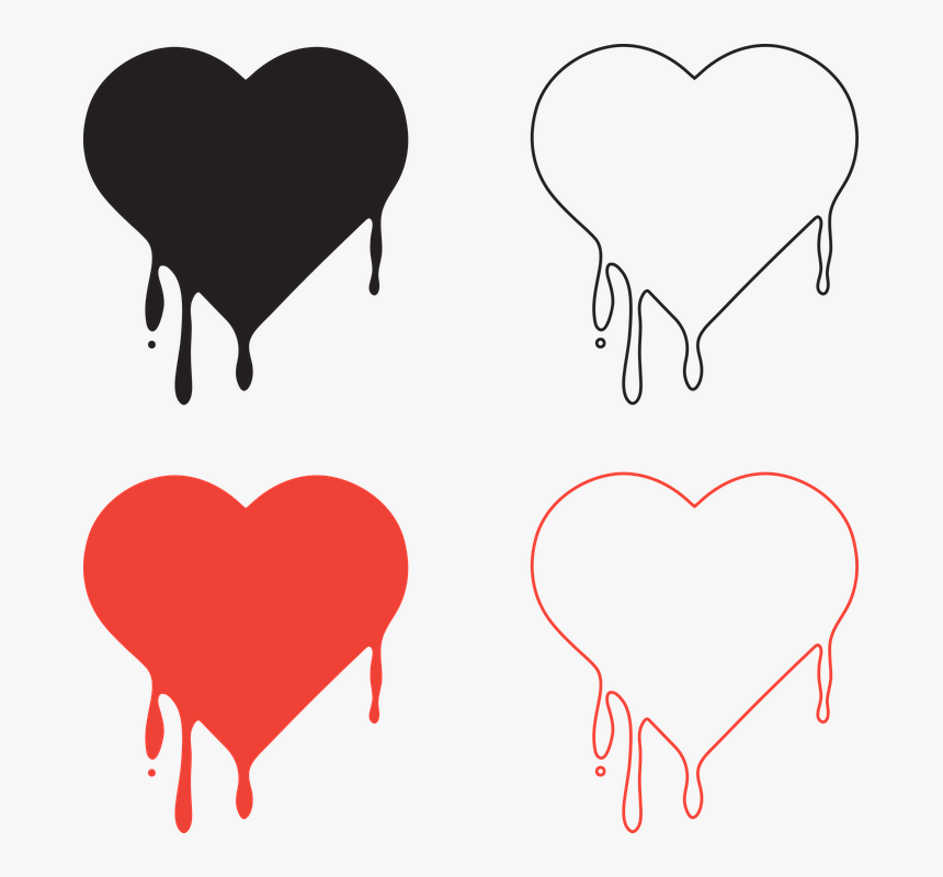 Liquid Heart, Liquid, Heart, Logo, Romantic, Hot, Red - Liquid Heart Logo, HD Png Download, Free Download