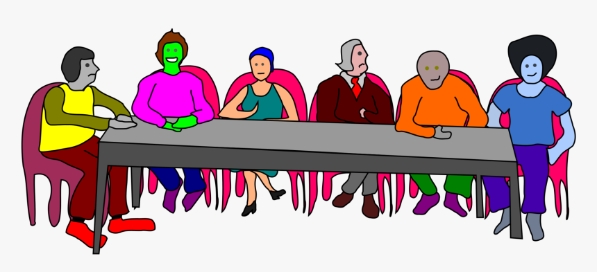 Human - Meeting On Table Clip Art, HD Png Download, Free Download