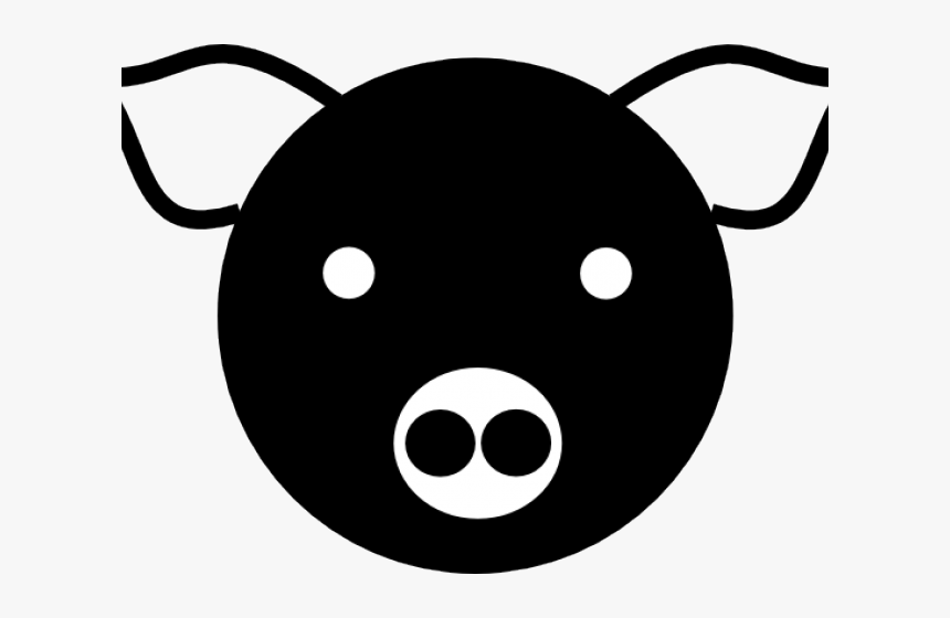 Pig Clipart Silhouette - Pig Clip Art, HD Png Download, Free Download