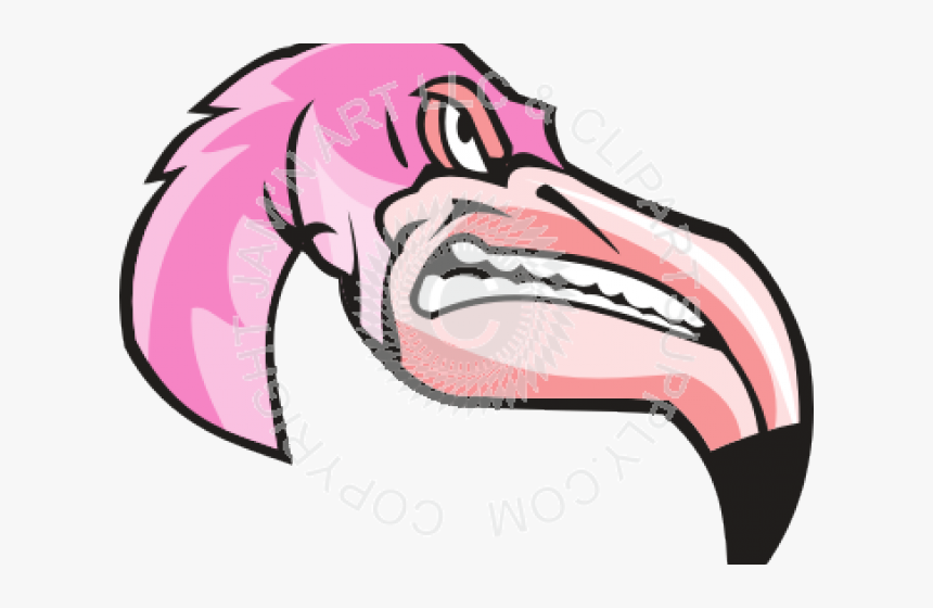 Transparent Angry Mouth Png - Angry Flamingo Clipart, Png Download, Free Download