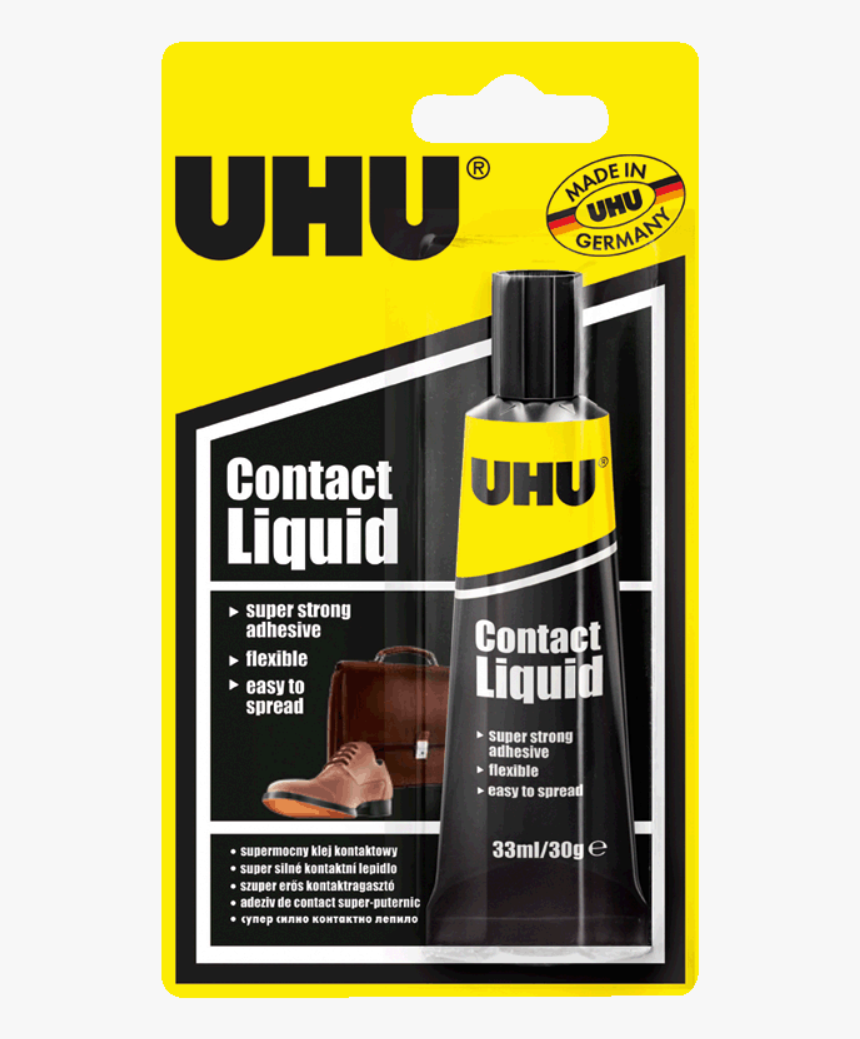 Contact Liquid - Uhu Super Glue Gel, HD Png Download, Free Download