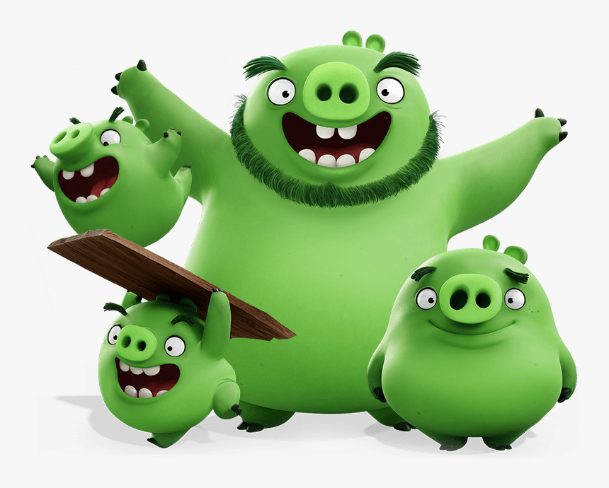 Angry Birds Pig Download Transparent Png Image - Angry Birds Movie Green Pig, Png Download, Free Download