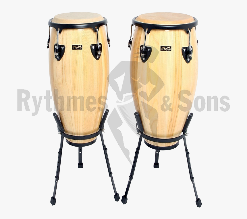 Club Salsa Pair Of Natural Wooden Congas - Congas Salsa, HD Png Download, Free Download