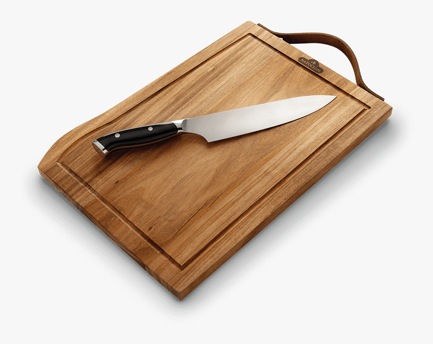 Chopping Board With Knife Png, Transparent Png, Free Download
