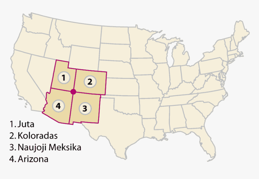 Four Corners States - Hopi Tribe Located, HD Png Download, Free Download