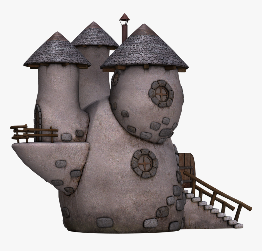 Home, Towers, Tower, Stone House, Fantasy, Fairy Tales - Fairy House Transparent Background, HD Png Download, Free Download