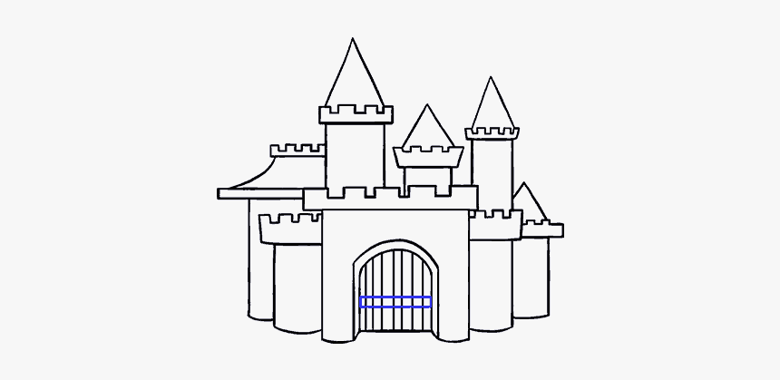 Castle Cartoon - Castle Drawing Easy, HD Png Download, Free Download