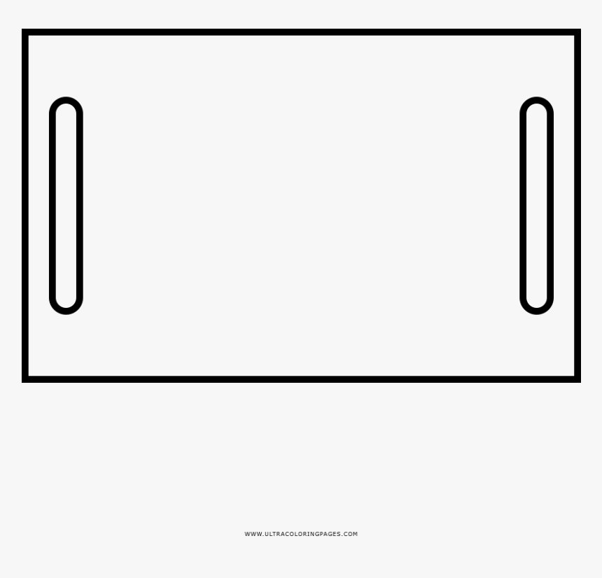 Cutting Board Coloring Page - Line Art, HD Png Download, Free Download