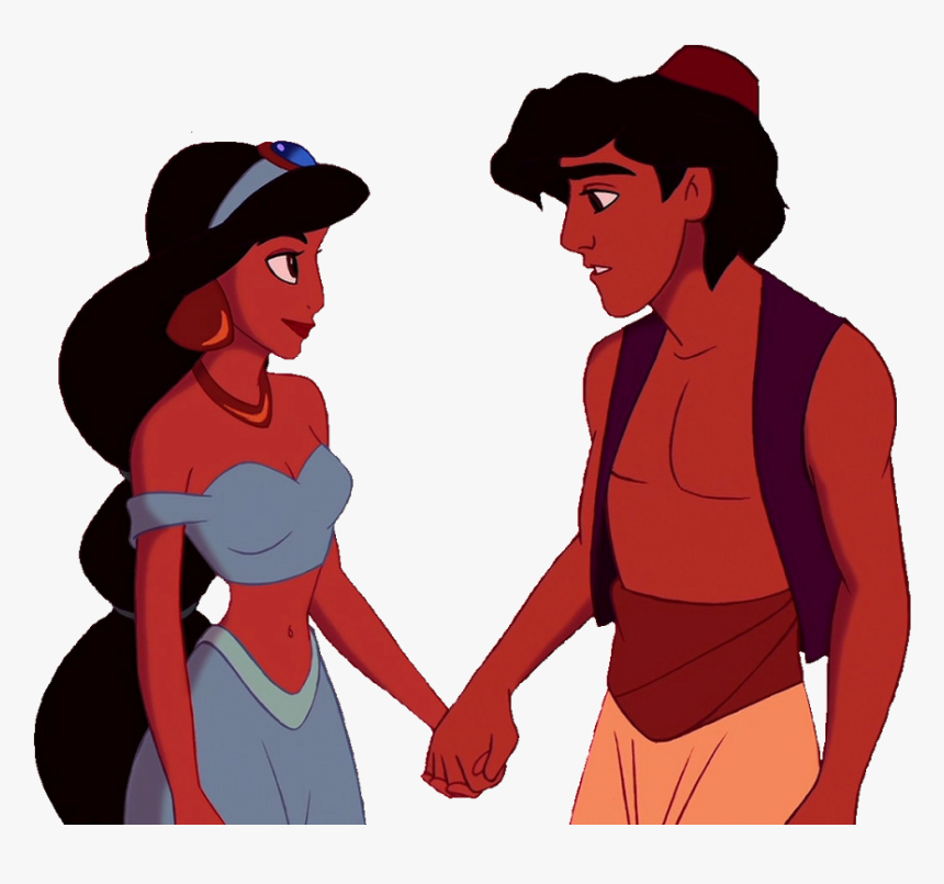 Transparent Taller Clipart - Aladdin And Jasmine Clipart, HD Png Download, Free Download