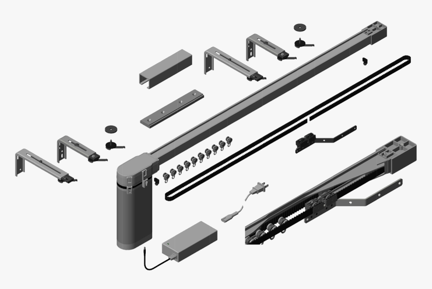 Aura Curtain Motor System - Rifle, HD Png Download, Free Download