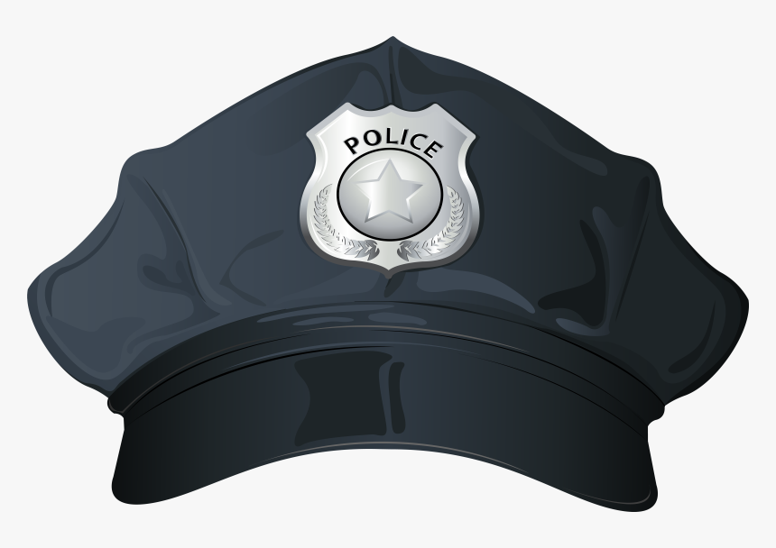 Cap Hat Custodian Helmet Clip Art - Transparent Background Police Hat Png, Png Download, Free Download