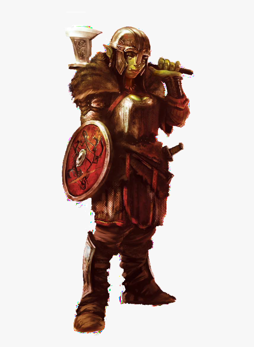 Half Orc B Fantasy Races, Fantasy - Dungeons & Dragons, HD Png Download, Free Download